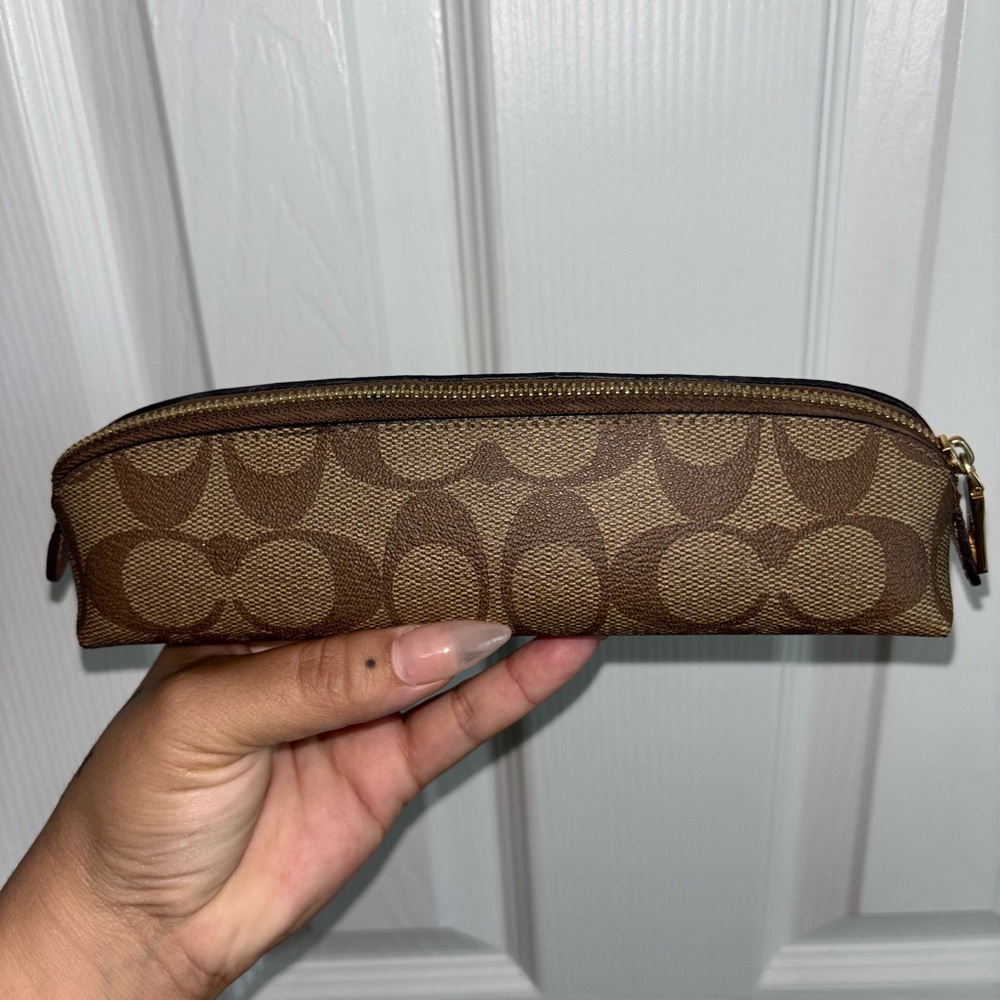 Brown Monogram Pencil Case